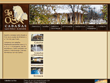 Tablet Screenshot of cabaniaslaosa.com.ar